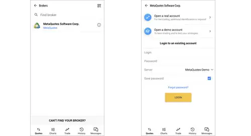 Step1 of creating FXGlory MT5 demo account