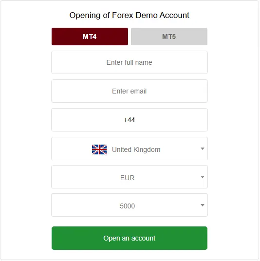 InstaForex Demo Account Creation Tutorial